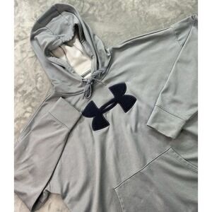 Under Armour Womens XL Fleece Chenille Hoodie ColdGear Stretch Performance Beach